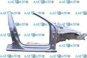 Front right quarter VW Jetta 19-24 gray, with central pillar, bent end of side member