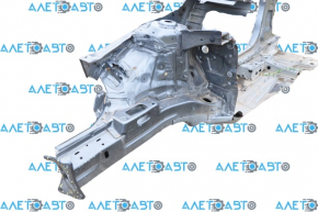 Front right quarter VW Jetta 19-24 gray, with central pillar, bent end of side member