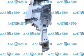 Front right quarter VW Jetta 19-24 gray, with central pillar, bent end of side member