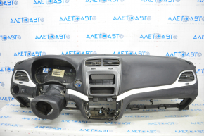 Torpedo front panel with AIRBAG Dodge Journey 11-20 black