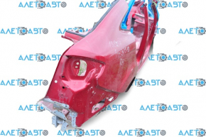 Quarter wing rear right Ford Fiesta 11-19 4d red, on the body