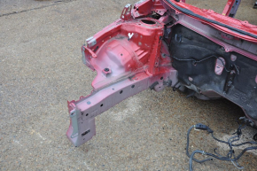 Front right quarter Toyota Prius 30 10-15 red on the body