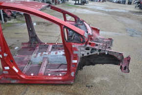 Front right quarter Toyota Prius 30 10-15 red on the body
