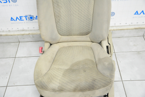 Driver's seat Dodge Journey 11-20 without airbag, mechanic, beige cloth, chemically treated