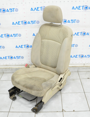 Driver's seat Dodge Journey 11-20 without airbag, mechanic, beige cloth, chemically treated
