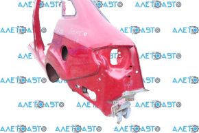 Quarter wing rear left Ford Fiesta 11-19 4d red, with central pillar