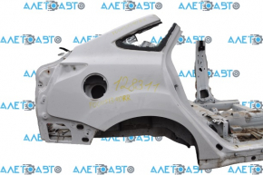 Quarter wing rear right Ford Focus mk3 11-18 4d white, on the body