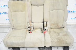 Rear row of seats 2nd row Dodge Journey 11-19 beige cloth, chemically treated