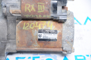 Lexus RX350 Starter 10-15 Water Damage