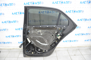 Door assembly rear right Cadillac CTS 14-19 black GBA, keyless, painted, bumps
