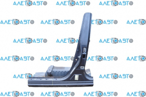 The central left body pillar of Nissan Leaf 13-17 is sawn off, not standard