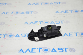 Rear left window lift control for a Cadillac CTS 14-19, black, with black trim