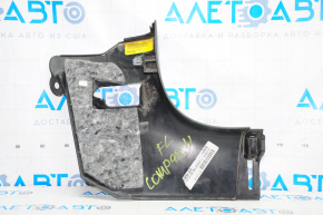 Front pillar trim lower left Jeep Compass 11-16 black, scratches