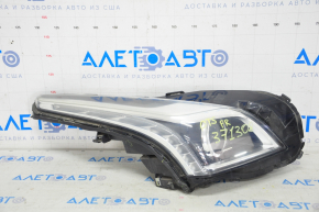 Front right headlight complete Cadillac CTS 14-19 halogen LED, for polishing