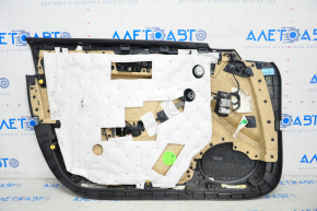 Door trim card front right Cadillac CTS 14- leather black, scratches