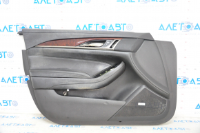 Door trim card front left Cadillac CTS 14 - black leather