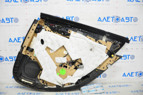 Door trim card rear left Cadillac CTS 14- leather black, pressed leather