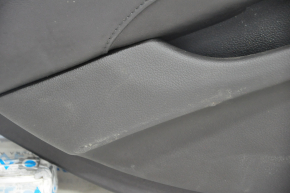 Door trim card rear left Cadillac CTS 14- leather black, pressed leather