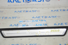 Door sill outer front left Cadillac CTS 14-19 chrome, scratches, bumps on chrome