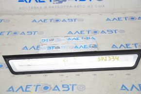 Door sill outer front right Cadillac CTS 14-19 chrome, scratches, bumps on chrome, chrome peeling