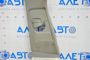 Upper center pillar trim left belt Cadillac CTS 14-19 gray, chemically treated