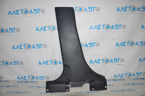 Center pillar trim lower left Mitsubishi Outlander 14-22 black, scratches