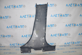 Center pillar trim lower left Mitsubishi Outlander 14-22 black, scratches