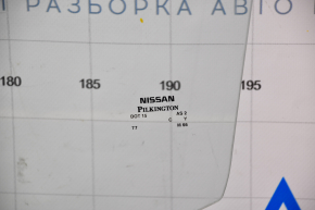 Glass of the rear left door Nissan Rogue 14-20 without tinting