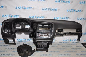 Torpedo front panel without AIRBAG Mitsubishi Outlander 14-22 black, scratches