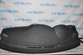 Torpedo front panel without AIRBAG Mitsubishi Outlander 14-22 black, scratches