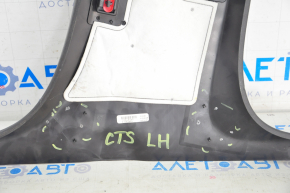 Center pillar trim lower left Cadillac CTS 14-19 black, broken fastener