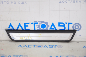 Door sill outer rear right Cadillac CTS 14-19 chrome, bumpers on chrome