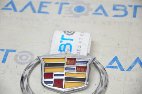 Rear emblem Cadillac CTS 14 pre-rest, crack on chrome
