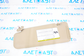 Right sun visor for Toyota Highlander 2008-2013, beige