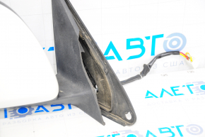 Side mirror right Toyota Highlander 08-13 7 pins, heated, white, broken triangle mount