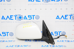 Side mirror right Toyota Highlander 08-13 7 pins, heated, white, broken triangle mount