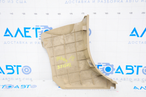 Front pillar trim lower left Toyota Highlander 08-13 beige, rubbed