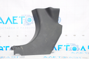 Front pillar trim lower left Nissan Altima 13-16 black, scratches