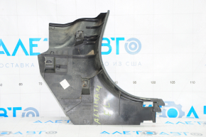 Front pillar trim lower left Nissan Altima 13-16 black, scratches