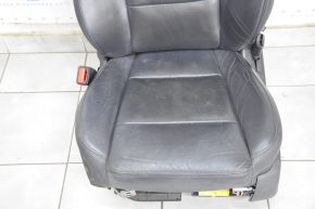 Driver's seat Cadillac CTS 14- with airbag, electric, leather black, burnt
