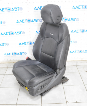 Driver's seat Cadillac CTS 14- with airbag, electric, leather black, burnt