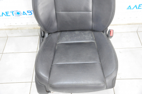 Passenger seat Cadillac CTS 14- with airbag, electric, leather black, emblem break