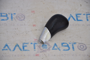 Gear knob Mitsubishi Outlander 14-20 black leather, rubbed