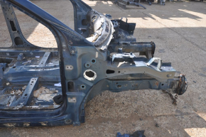Front right quarter Dodge Journey 11-20 blue on the body