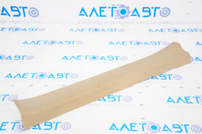 Door sill trim, front, right, Toyota Highlander 08-13, beige, worn