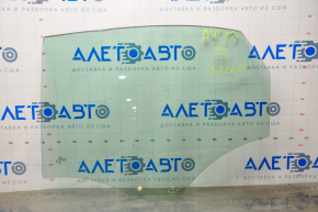 Glass of the rear left door Audi A4 B8 08-16 sedan, chip at the mount