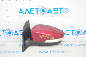 Side mirror left Ford Focus mk3 15-18 rest 6 pins, turn signal, heated, red, break fastening