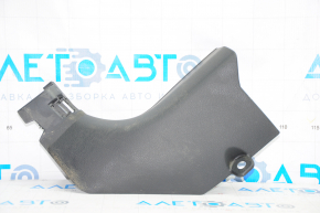 Front pillar trim lower left Nissan Rogue 14-20 black, scratches