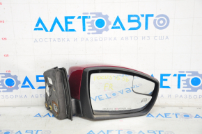 Side mirror right Ford Focus mk3 15-18 rest 8 pins, turn signal, heated, red