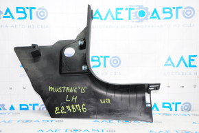 Front pillar trim lower left Ford Mustang mk6 15-23 black, worn